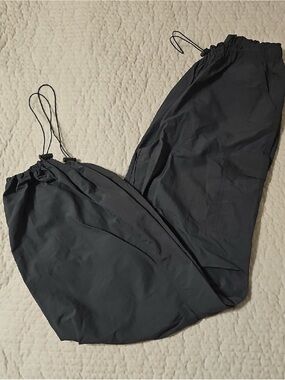 Love Tree Black Elastic Waist Drawstring pants